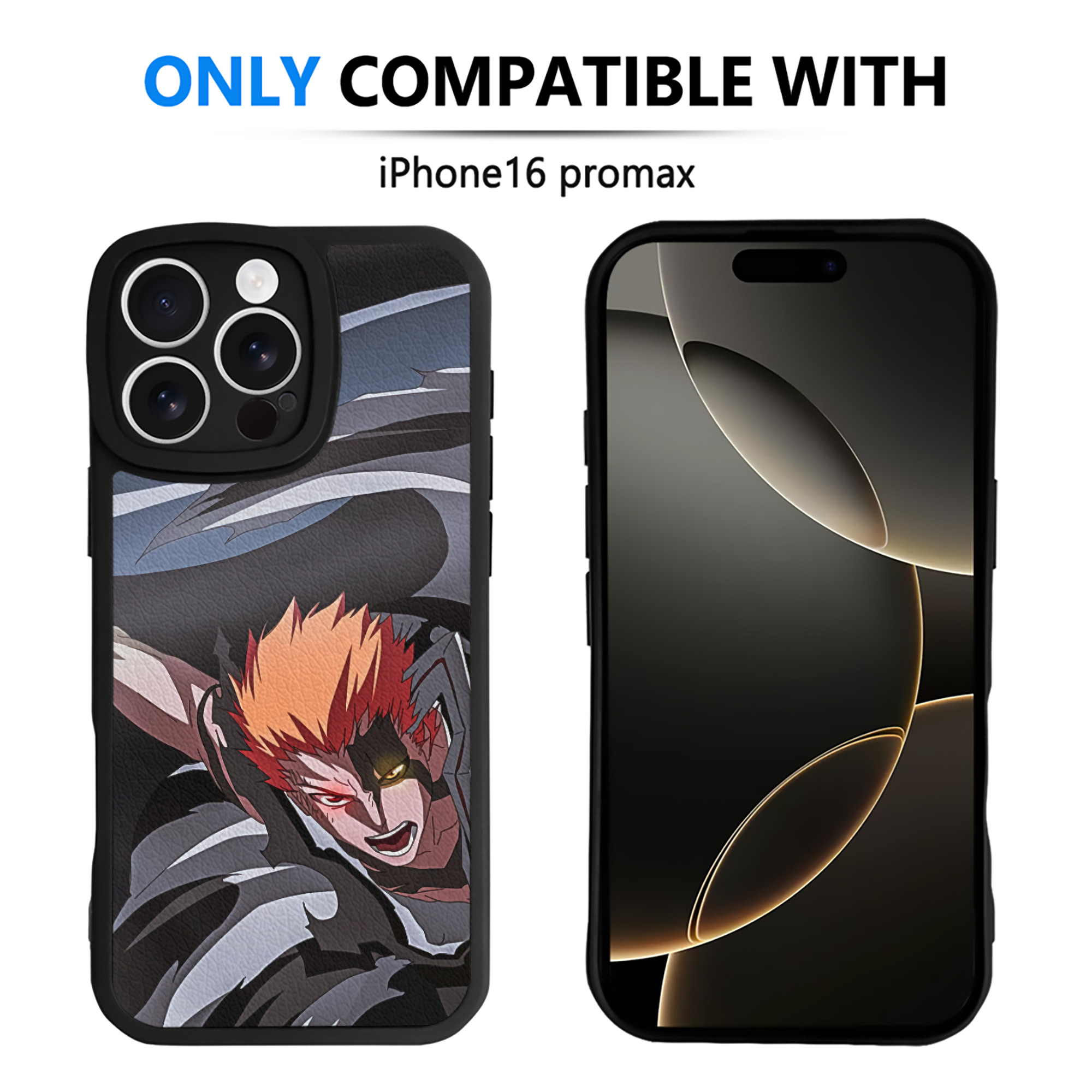 （画像用） ブリーチ BLEACH 【iPhone 16シリーズ対応】シリコンスマホケース（レザー調） 材質：シリコン